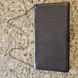 Vintage leather clutch
